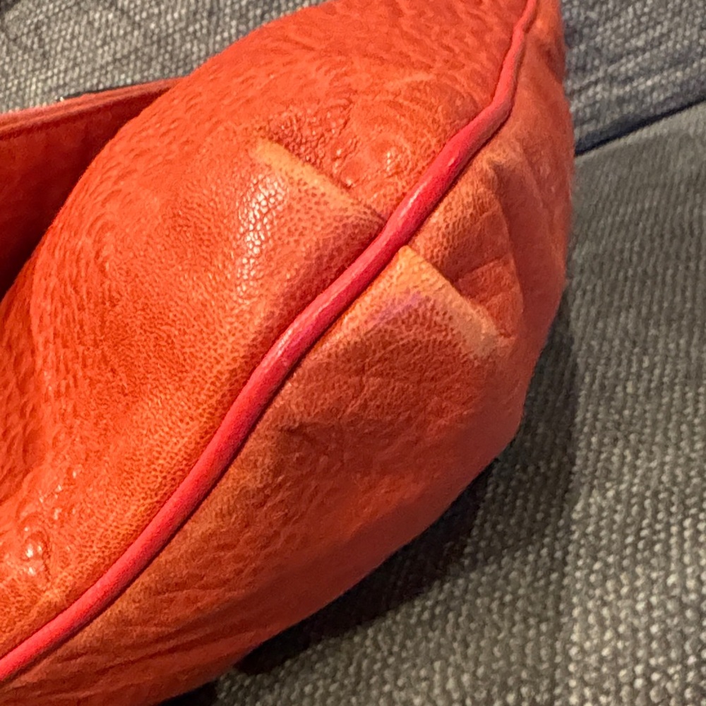 Fendi Mia Flap Shoulder Bag- Red Leather - Picture 8 of 16